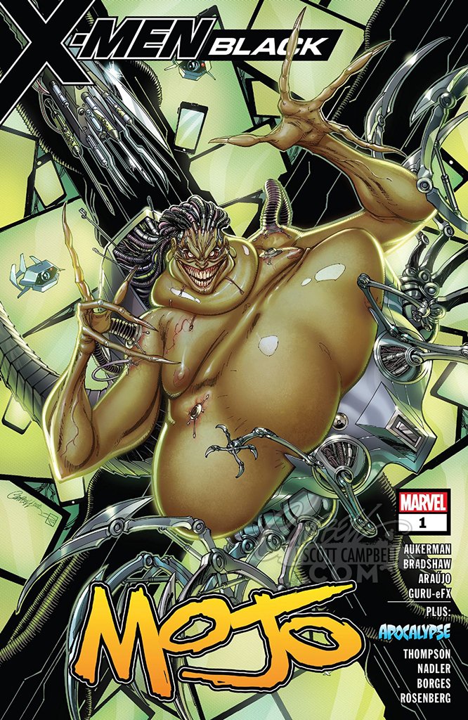 Original Art: X-Men Black #1 'Mojo'