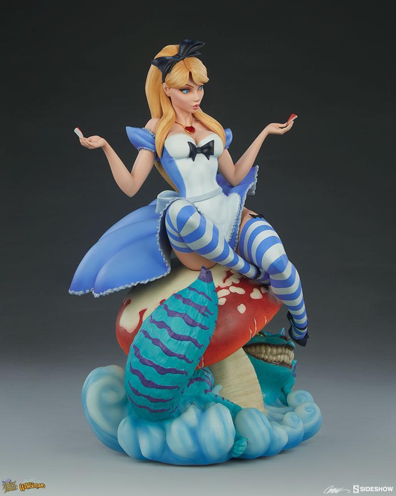 Sideshow Collectibles J. Scott Campbell Fairytale Fantasies Collection Alice  in Wonderland Statue - US