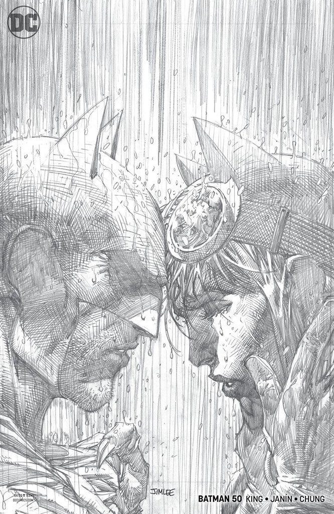 Batman #50 Jim Lee INCENTIVE 1:100 sketch variant