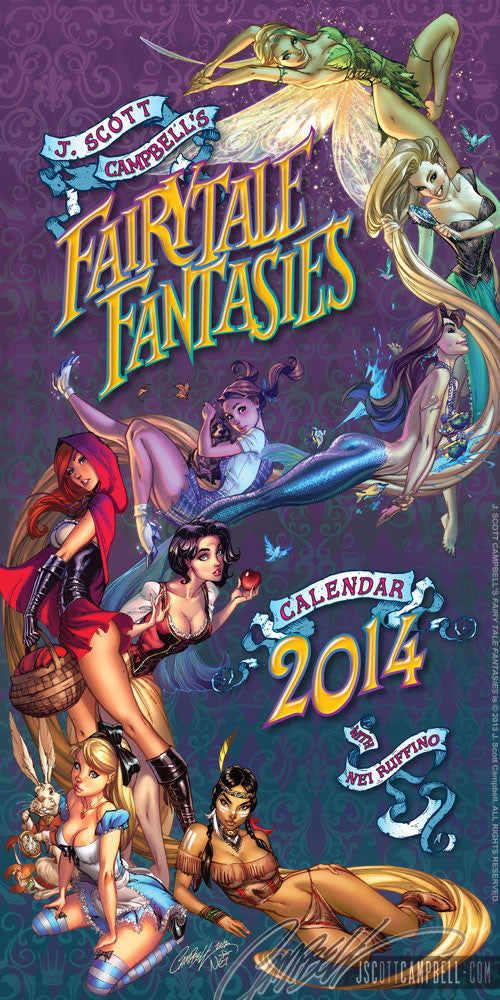 JSC's FairyTale Fantasies Calendar 2014